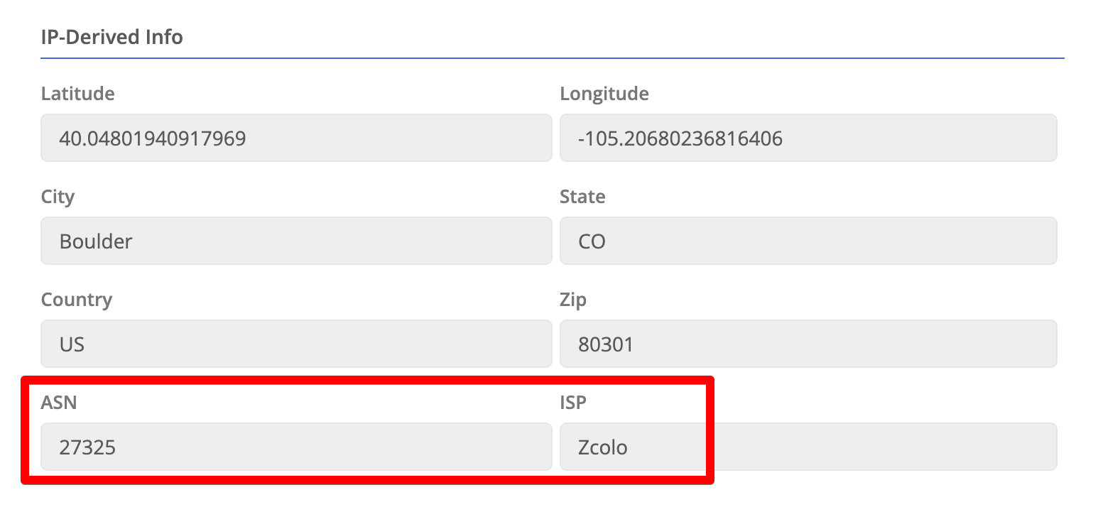 ISP and ASN