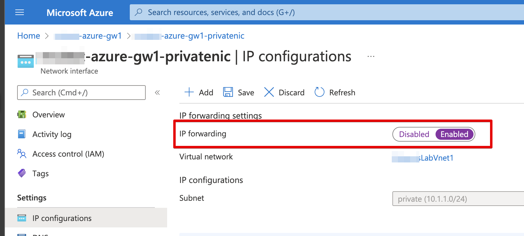 IP Forwarding